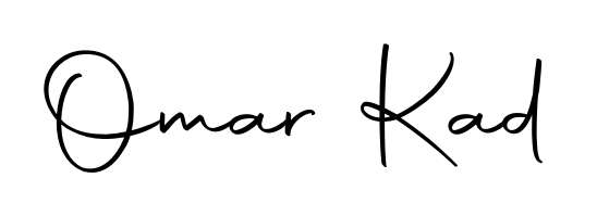 The Autography-DOLnW font gives name Omar Kad a signature that looks effortless yet distinguished. Download high-res PNG instantly. Omar Kad signature style 10 images and pictures png