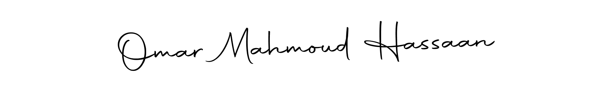 Make a short Omar Mahmoud Hassaan signature style. Manage your documents anywhere anytime using Autography-DOLnW. Create and add eSignatures, submit forms, share and send files easily. Omar Mahmoud Hassaan signature style 10 images and pictures png