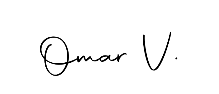 Also we have Omar V. name is the best signature style. Create professional handwritten signature collection using Autography-DOLnW autograph style. Omar V. signature style 10 images and pictures png