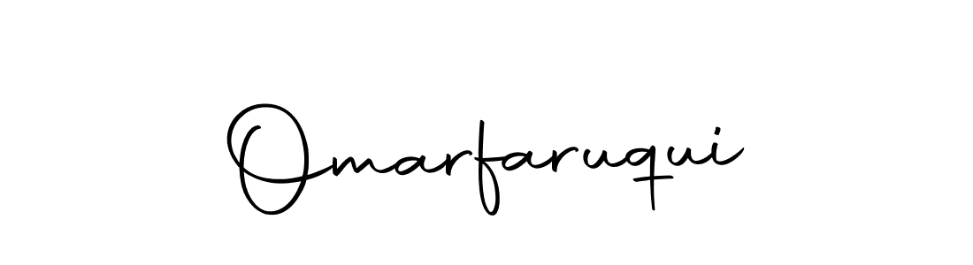 Use a signature maker to create a handwritten signature online. With this signature software, you can design (Autography-DOLnW) your own signature for name Omarfaruqui. Omarfaruqui signature style 10 images and pictures png