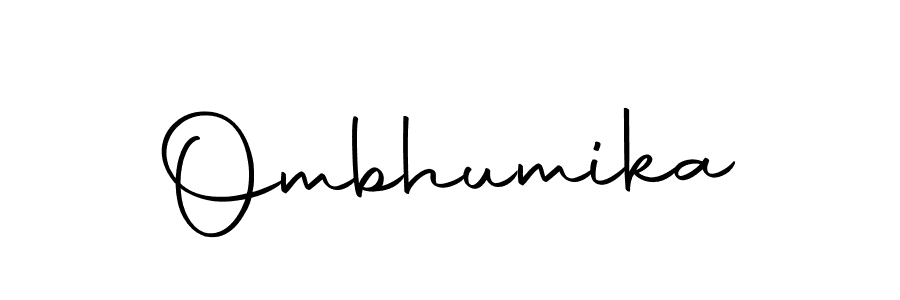 How to make Ombhumika signature? Autography-DOLnW is a professional autograph style. Create handwritten signature for Ombhumika name. Ombhumika signature style 10 images and pictures png