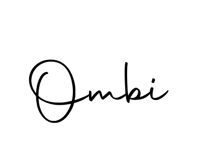 Make a beautiful signature design for name Ombi. With this signature (Autography-DOLnW) style, you can create a handwritten signature for free. Ombi signature style 10 images and pictures png