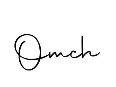 Create a beautiful signature design for name Omch. With this signature (Autography-DOLnW) fonts, you can make a handwritten signature for free. Omch signature style 10 images and pictures png