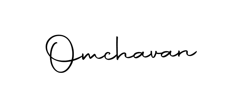 How to make Omchavan signature? Autography-DOLnW is a professional autograph style. Create handwritten signature for Omchavan name. Omchavan signature style 10 images and pictures png