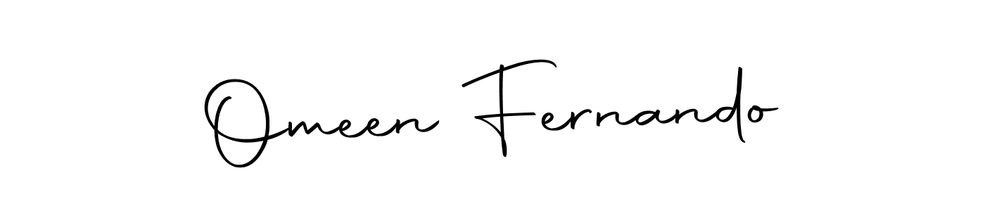 Autography-DOLnW is a professional signature style that is perfect for those who want to add a touch of class to their signature. It is also a great choice for those who want to make their signature more unique. Get Omeen Fernando name to fancy signature for free. Omeen Fernando signature style 10 images and pictures png