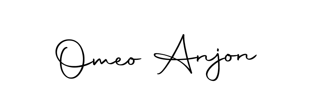 Omeo Anjon stylish signature style. Best Handwritten Sign (Autography-DOLnW) for my name. Handwritten Signature Collection Ideas for my name Omeo Anjon. Omeo Anjon signature style 10 images and pictures png