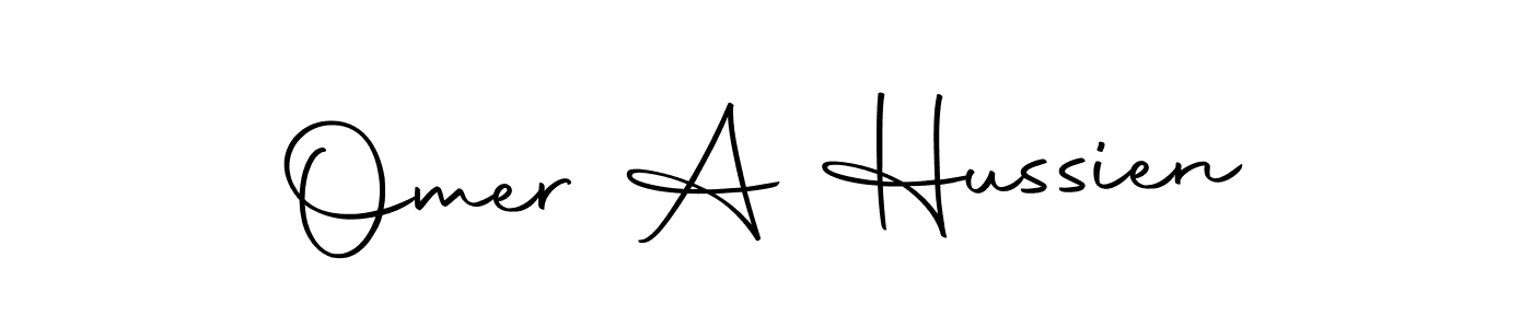 Use a signature maker to create a handwritten signature online. With this signature software, you can design (Autography-DOLnW) your own signature for name Omer A Hussien. Omer A Hussien signature style 10 images and pictures png