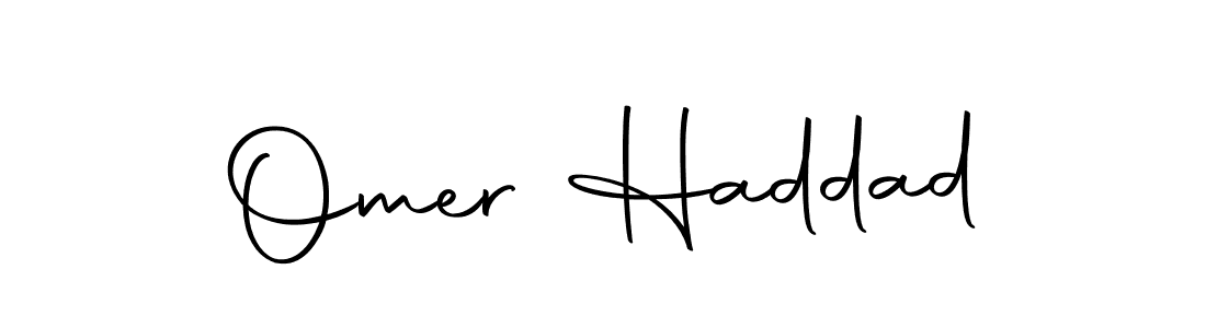 You should practise on your own different ways (Autography-DOLnW) to write your name (Omer Haddad) in signature. don't let someone else do it for you. Omer Haddad signature style 10 images and pictures png