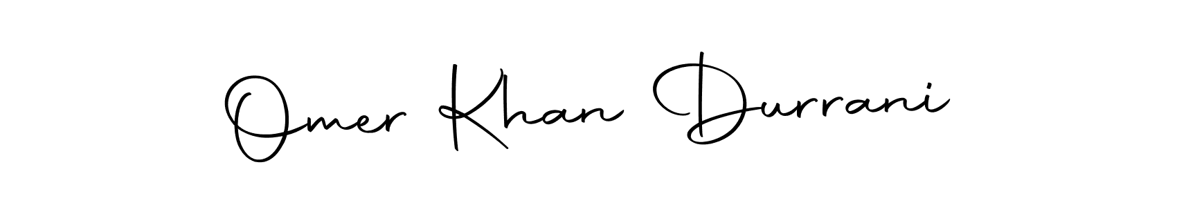 Use a signature maker to create a handwritten signature online. With this signature software, you can design (Autography-DOLnW) your own signature for name Omer Khan Durrani. Omer Khan Durrani signature style 10 images and pictures png