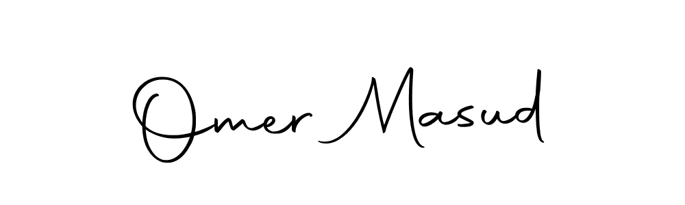 Design your own signature with our free online signature maker. With this signature software, you can create a handwritten (Autography-DOLnW) signature for name Omer Masud. Omer Masud signature style 10 images and pictures png