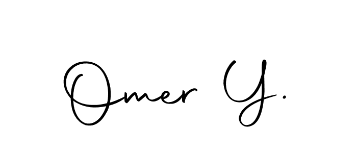 Once you've used our free online signature maker to create your best signature Autography-DOLnW style, it's time to enjoy all of the benefits that Omer Y. name signing documents. Omer Y. signature style 10 images and pictures png