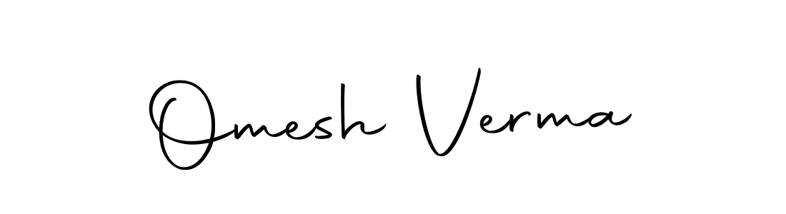 How to make Omesh Verma signature? Autography-DOLnW is a professional autograph style. Create handwritten signature for Omesh Verma name. Omesh Verma signature style 10 images and pictures png