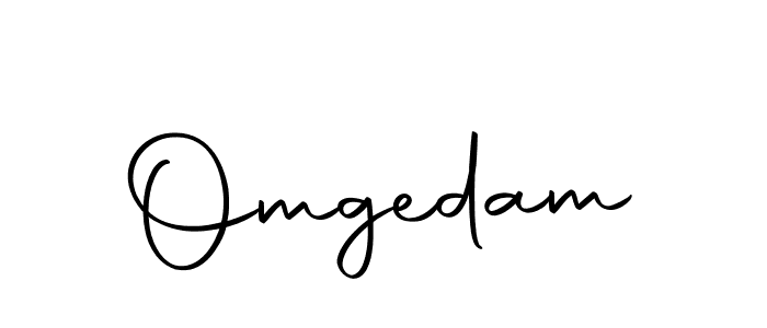 How to make Omgedam signature? Autography-DOLnW is a professional autograph style. Create handwritten signature for Omgedam name. Omgedam signature style 10 images and pictures png