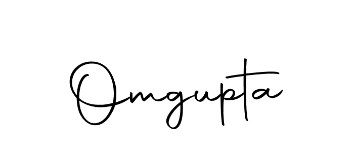 Design your own signature with our free online signature maker. With this signature software, you can create a handwritten (Autography-DOLnW) signature for name Omgupta. Omgupta signature style 10 images and pictures png