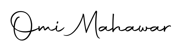 Make a beautiful signature design for name Omi Mahawar. Use this online signature maker to create a handwritten signature for free. Omi Mahawar signature style 10 images and pictures png