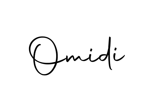 Use a signature maker to create a handwritten signature online. With this signature software, you can design (Autography-DOLnW) your own signature for name Omidi. Omidi signature style 10 images and pictures png