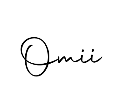 You should practise on your own different ways (Autography-DOLnW) to write your name (Omii) in signature. don't let someone else do it for you. Omii signature style 10 images and pictures png