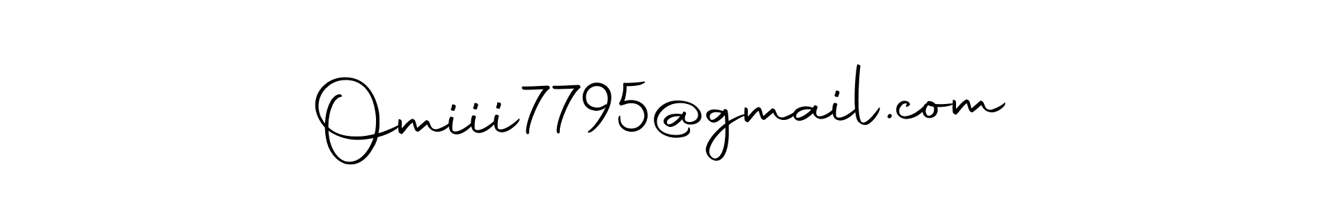 Also You can easily find your signature by using the search form. We will create Omiii7795@gmail.com name handwritten signature images for you free of cost using Autography-DOLnW sign style. Omiii7795@gmail.com signature style 10 images and pictures png