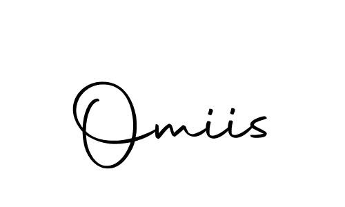 Use a signature maker to create a handwritten signature online. With this signature software, you can design (Autography-DOLnW) your own signature for name Omiis. Omiis signature style 10 images and pictures png