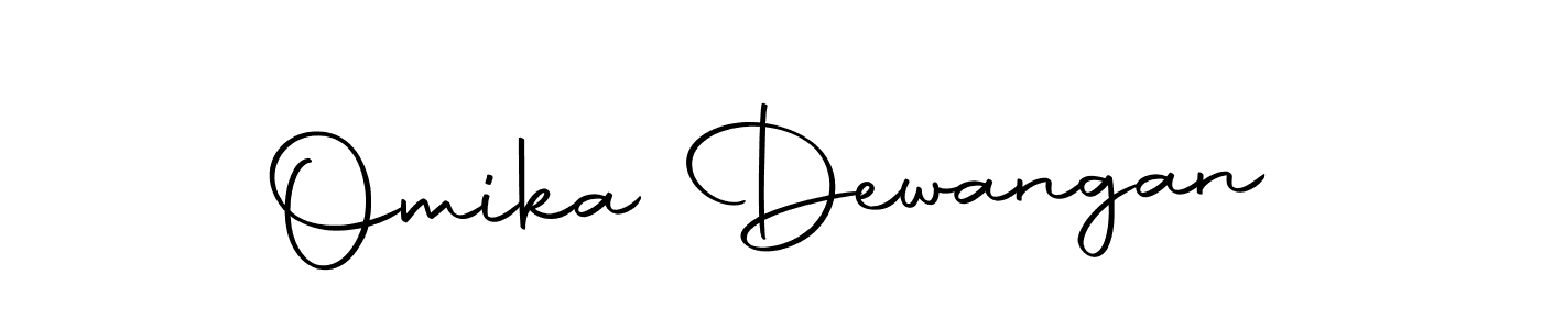 You can use this online signature creator to create a handwritten signature for the name Omika Dewangan. This is the best online autograph maker. Omika Dewangan signature style 10 images and pictures png