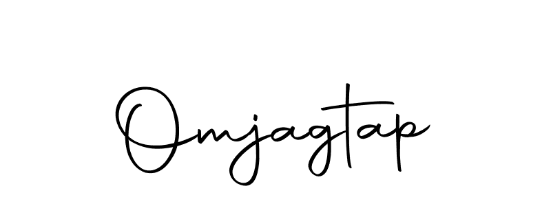 Create a beautiful signature design for name Omjagtap. With this signature (Autography-DOLnW) fonts, you can make a handwritten signature for free. Omjagtap signature style 10 images and pictures png