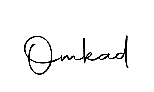 How to make Omkad name signature. Use Autography-DOLnW style for creating short signs online. This is the latest handwritten sign. Omkad signature style 10 images and pictures png