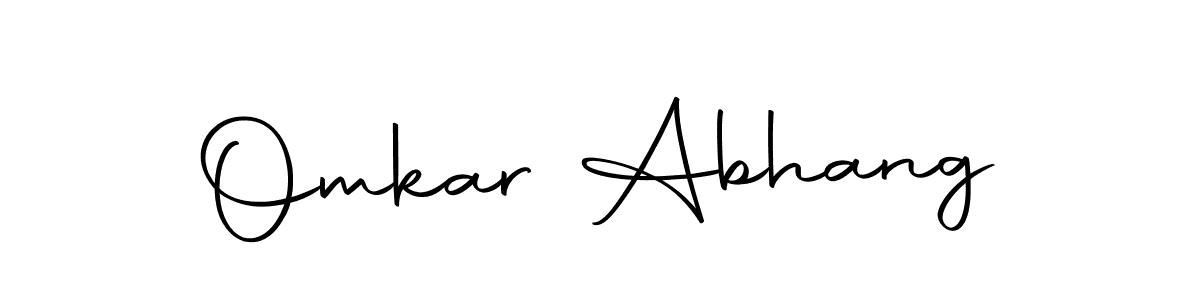Design your own signature with our free online signature maker. With this signature software, you can create a handwritten (Autography-DOLnW) signature for name Omkar Abhang. Omkar Abhang signature style 10 images and pictures png