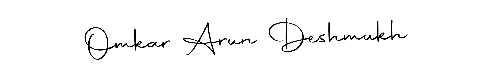 Use a signature maker to create a handwritten signature online. With this signature software, you can design (Autography-DOLnW) your own signature for name Omkar Arun Deshmukh. Omkar Arun Deshmukh signature style 10 images and pictures png