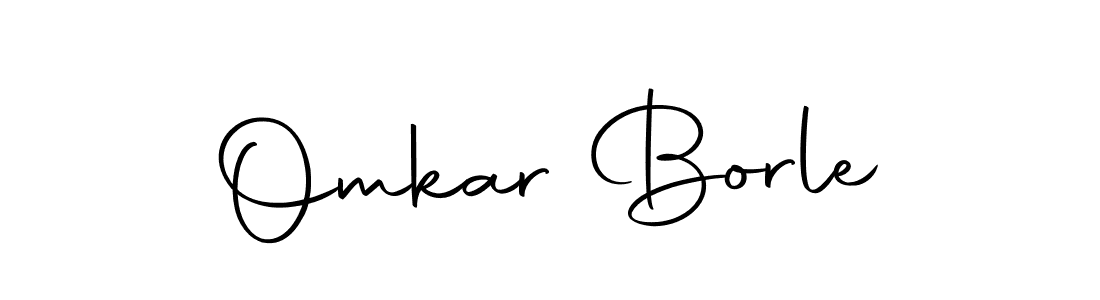 Omkar Borle stylish signature style. Best Handwritten Sign (Autography-DOLnW) for my name. Handwritten Signature Collection Ideas for my name Omkar Borle. Omkar Borle signature style 10 images and pictures png