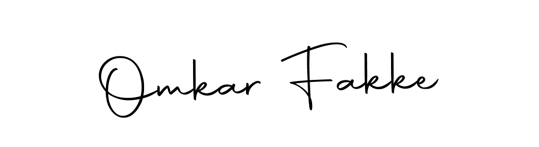 Design your own signature with our free online signature maker. With this signature software, you can create a handwritten (Autography-DOLnW) signature for name Omkar Fakke. Omkar Fakke signature style 10 images and pictures png