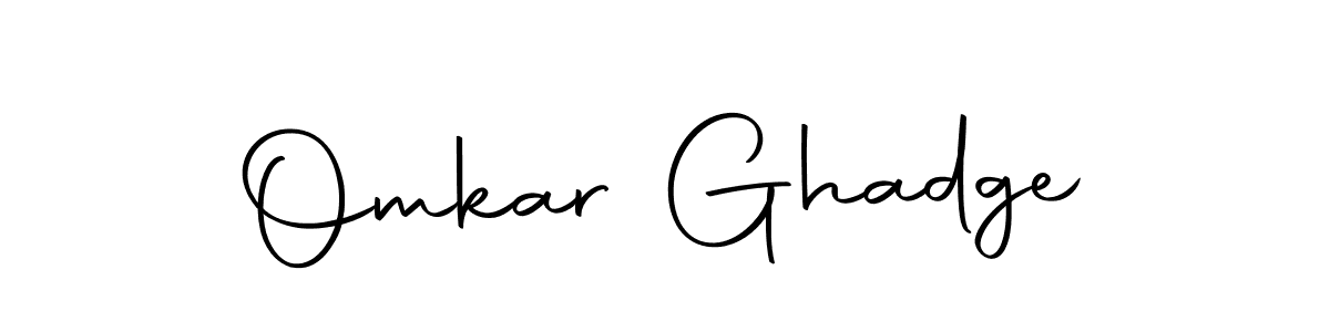 Make a beautiful signature design for name Omkar Ghadge. With this signature (Autography-DOLnW) style, you can create a handwritten signature for free. Omkar Ghadge signature style 10 images and pictures png