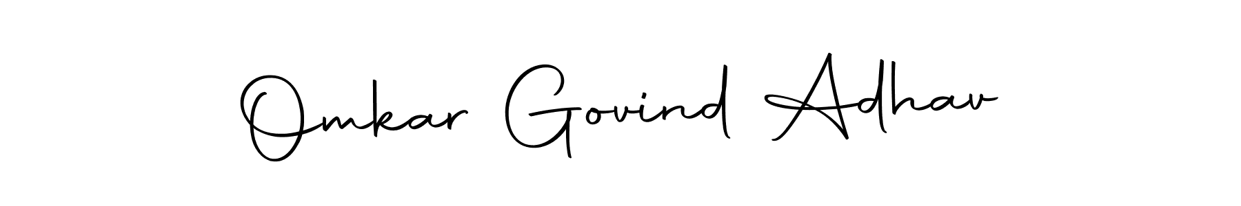 Make a short Omkar Govind Adhav signature style. Manage your documents anywhere anytime using Autography-DOLnW. Create and add eSignatures, submit forms, share and send files easily. Omkar Govind Adhav signature style 10 images and pictures png