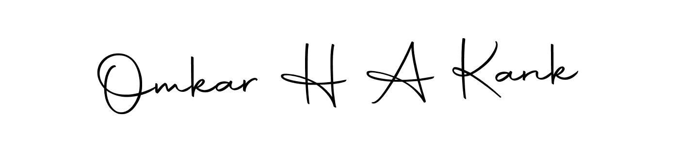 It looks lik you need a new signature style for name Omkar H A Kank. Design unique handwritten (Autography-DOLnW) signature with our free signature maker in just a few clicks. Omkar H A Kank signature style 10 images and pictures png