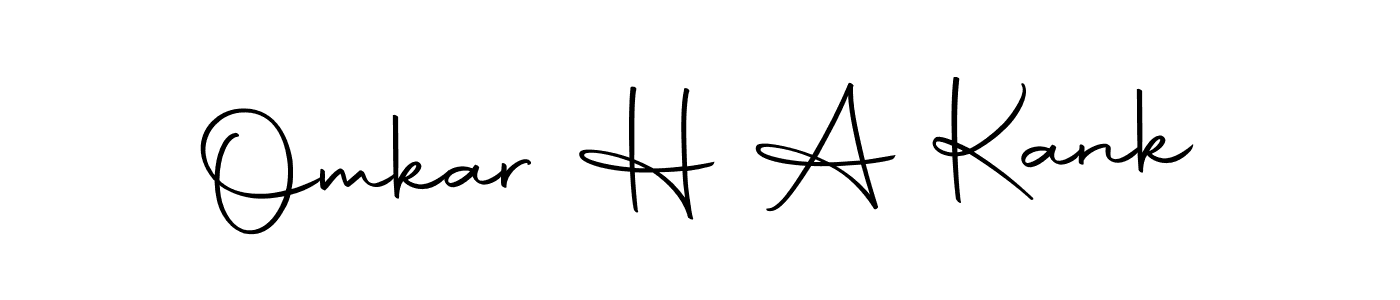 It looks lik you need a new signature style for name Omkar H A Kank. Design unique handwritten (Autography-DOLnW) signature with our free signature maker in just a few clicks. Omkar H A Kank signature style 10 images and pictures png