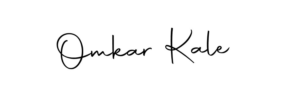 How to make Omkar Kale name signature. Use Autography-DOLnW style for creating short signs online. This is the latest handwritten sign. Omkar Kale signature style 10 images and pictures png
