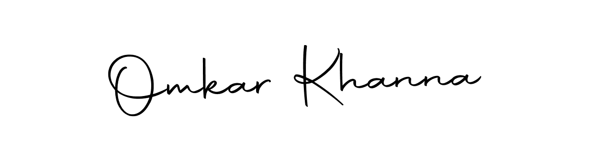 Make a beautiful signature design for name Omkar Khanna. With this signature (Autography-DOLnW) style, you can create a handwritten signature for free. Omkar Khanna signature style 10 images and pictures png