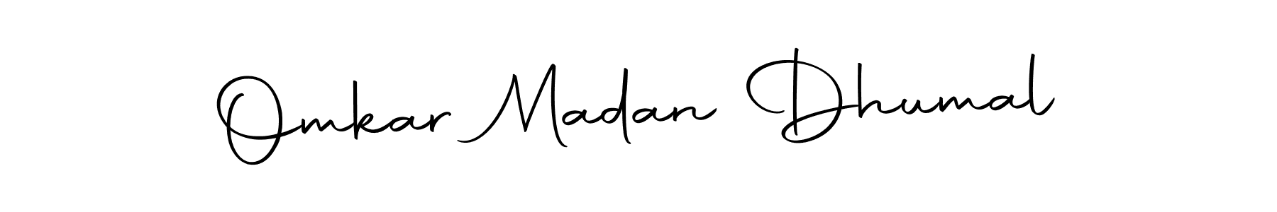 Make a short Omkar Madan Dhumal signature style. Manage your documents anywhere anytime using Autography-DOLnW. Create and add eSignatures, submit forms, share and send files easily. Omkar Madan Dhumal signature style 10 images and pictures png