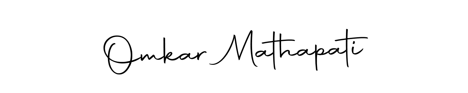 Use a signature maker to create a handwritten signature online. With this signature software, you can design (Autography-DOLnW) your own signature for name Omkar Mathapati. Omkar Mathapati signature style 10 images and pictures png