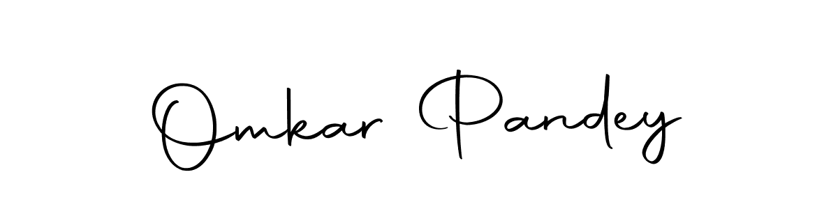 Design your own signature with our free online signature maker. With this signature software, you can create a handwritten (Autography-DOLnW) signature for name Omkar Pandey. Omkar Pandey signature style 10 images and pictures png
