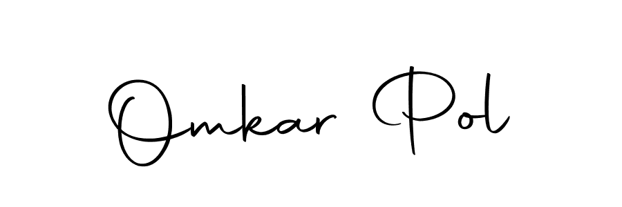 Design your own signature with our free online signature maker. With this signature software, you can create a handwritten (Autography-DOLnW) signature for name Omkar Pol. Omkar Pol signature style 10 images and pictures png