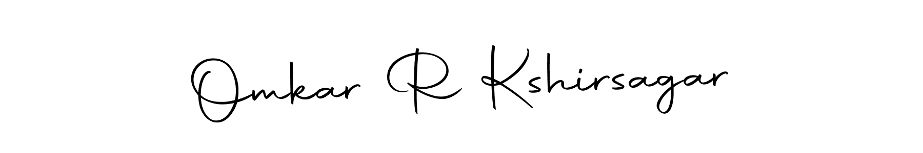 Use a signature maker to create a handwritten signature online. With this signature software, you can design (Autography-DOLnW) your own signature for name Omkar R Kshirsagar. Omkar R Kshirsagar signature style 10 images and pictures png