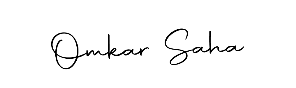 Make a beautiful signature design for name Omkar Saha. With this signature (Autography-DOLnW) style, you can create a handwritten signature for free. Omkar Saha signature style 10 images and pictures png