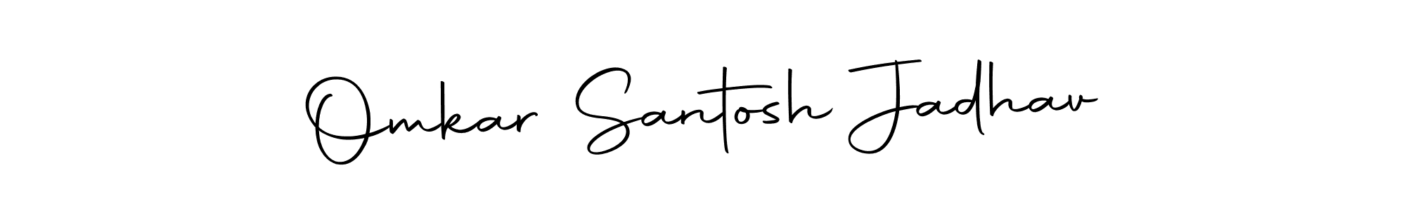 Make a short Omkar Santosh Jadhav signature style. Manage your documents anywhere anytime using Autography-DOLnW. Create and add eSignatures, submit forms, share and send files easily. Omkar Santosh Jadhav signature style 10 images and pictures png