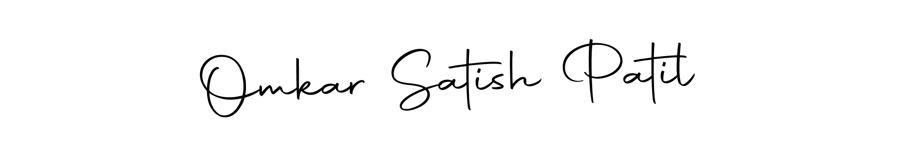 You can use this online signature creator to create a handwritten signature for the name Omkar Satish Patil. This is the best online autograph maker. Omkar Satish Patil signature style 10 images and pictures png