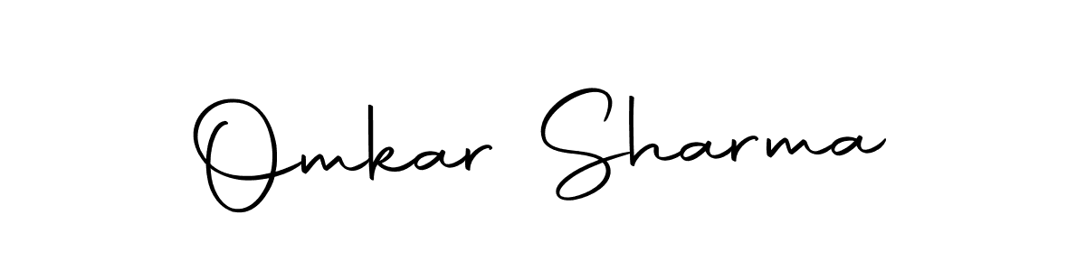 Omkar Sharma stylish signature style. Best Handwritten Sign (Autography-DOLnW) for my name. Handwritten Signature Collection Ideas for my name Omkar Sharma. Omkar Sharma signature style 10 images and pictures png