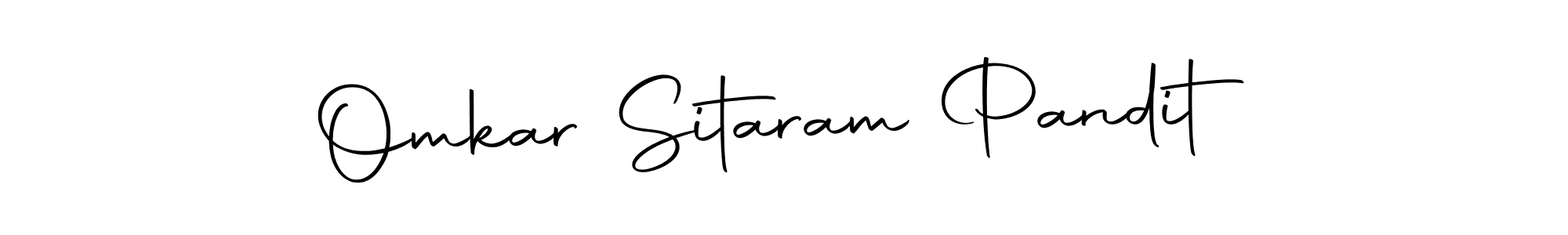 Make a beautiful signature design for name Omkar Sitaram Pandit. Use this online signature maker to create a handwritten signature for free. Omkar Sitaram Pandit signature style 10 images and pictures png