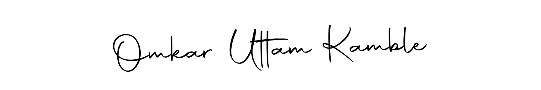Omkar Uttam Kamble stylish signature style. Best Handwritten Sign (Autography-DOLnW) for my name. Handwritten Signature Collection Ideas for my name Omkar Uttam Kamble. Omkar Uttam Kamble signature style 10 images and pictures png