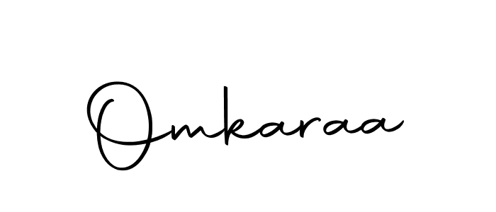 Create a beautiful signature design for name Omkaraa. With this signature (Autography-DOLnW) fonts, you can make a handwritten signature for free. Omkaraa signature style 10 images and pictures png