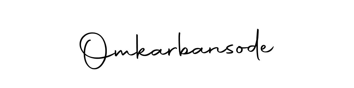 Make a beautiful signature design for name Omkarbansode. Use this online signature maker to create a handwritten signature for free. Omkarbansode signature style 10 images and pictures png