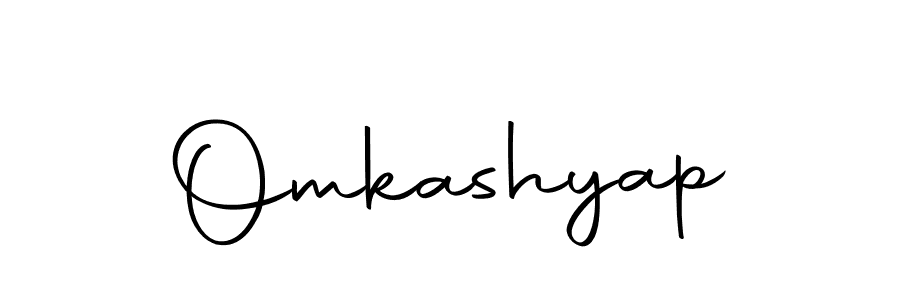 Make a beautiful signature design for name Omkashyap. With this signature (Autography-DOLnW) style, you can create a handwritten signature for free. Omkashyap signature style 10 images and pictures png